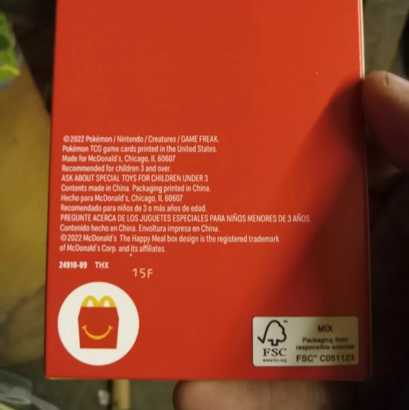 2022 McDONALD'S Box #5 Pokémon Set Of 4 Match Battle Cards TCG HAPPY MEAL TOYS - Picture 2 of 2